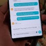how to change text bubble color on galaxy S10
