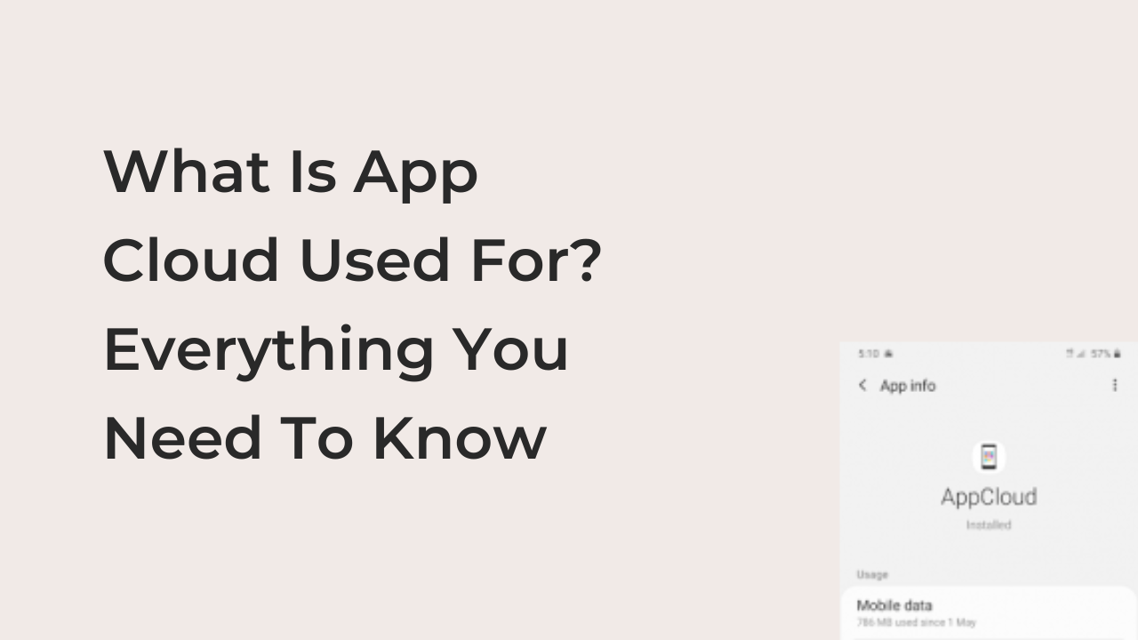 What Is App Cloud Used For
