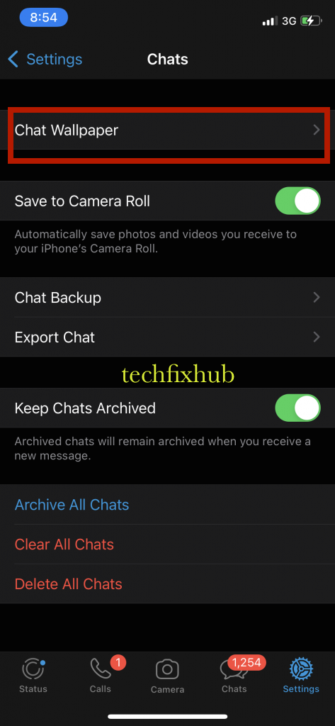 how to change chat wallpaper in GB WhatsApp