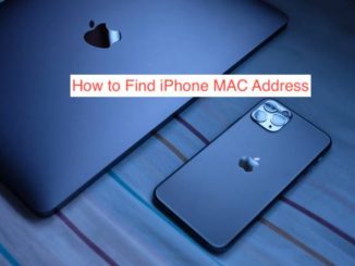 How to Find iPhone MAC Address