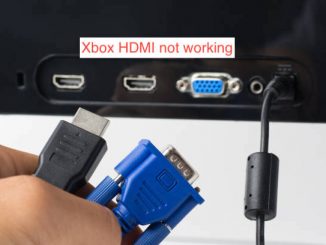 Xbox HDMI not working