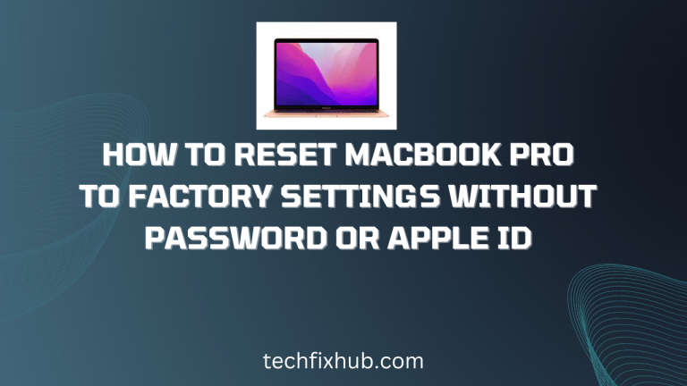 how to factory reset apple macbook air without password