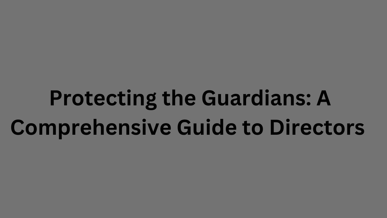 Protecting the Guardians